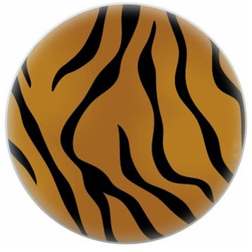 Tiger Animal Print Ceramic Cabinet Drawer Knob