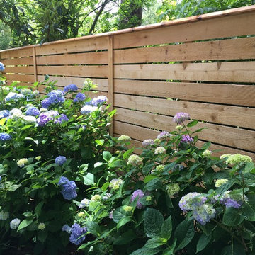 Modern Cedar Fence