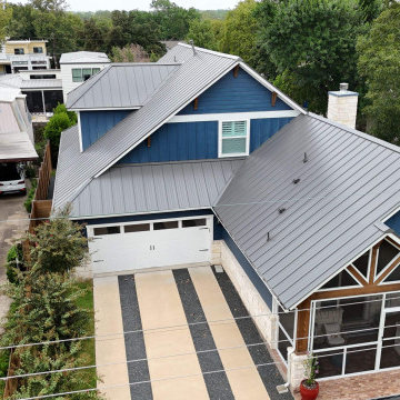 Modern Standing Seam Metal Roof Installation - Austin, TX