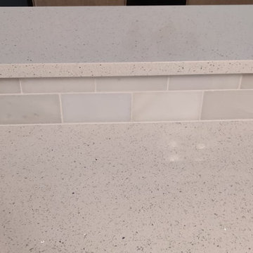 Sparkling White Quartz Installation in Newburgh, NY