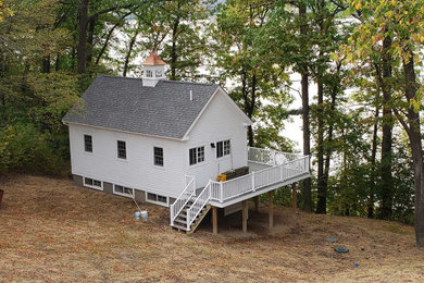 Contemporary exterior home idea in Burlington