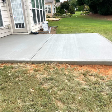 New Covered Patio Concrete
