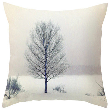 Birch Tree Pillow Cover, 16x16
