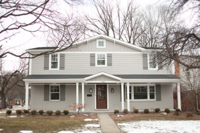 Home design - craftsman home design idea in Detroit