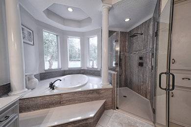 Example of an ornate bathroom design in Houston