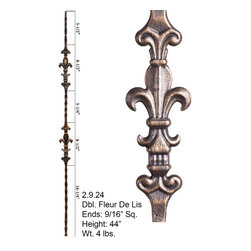 Mediterranean Wrought Iron Balusters - Products