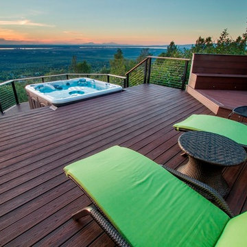 Sidorof - 180 degree panoramic views of Anchorage and the inlet