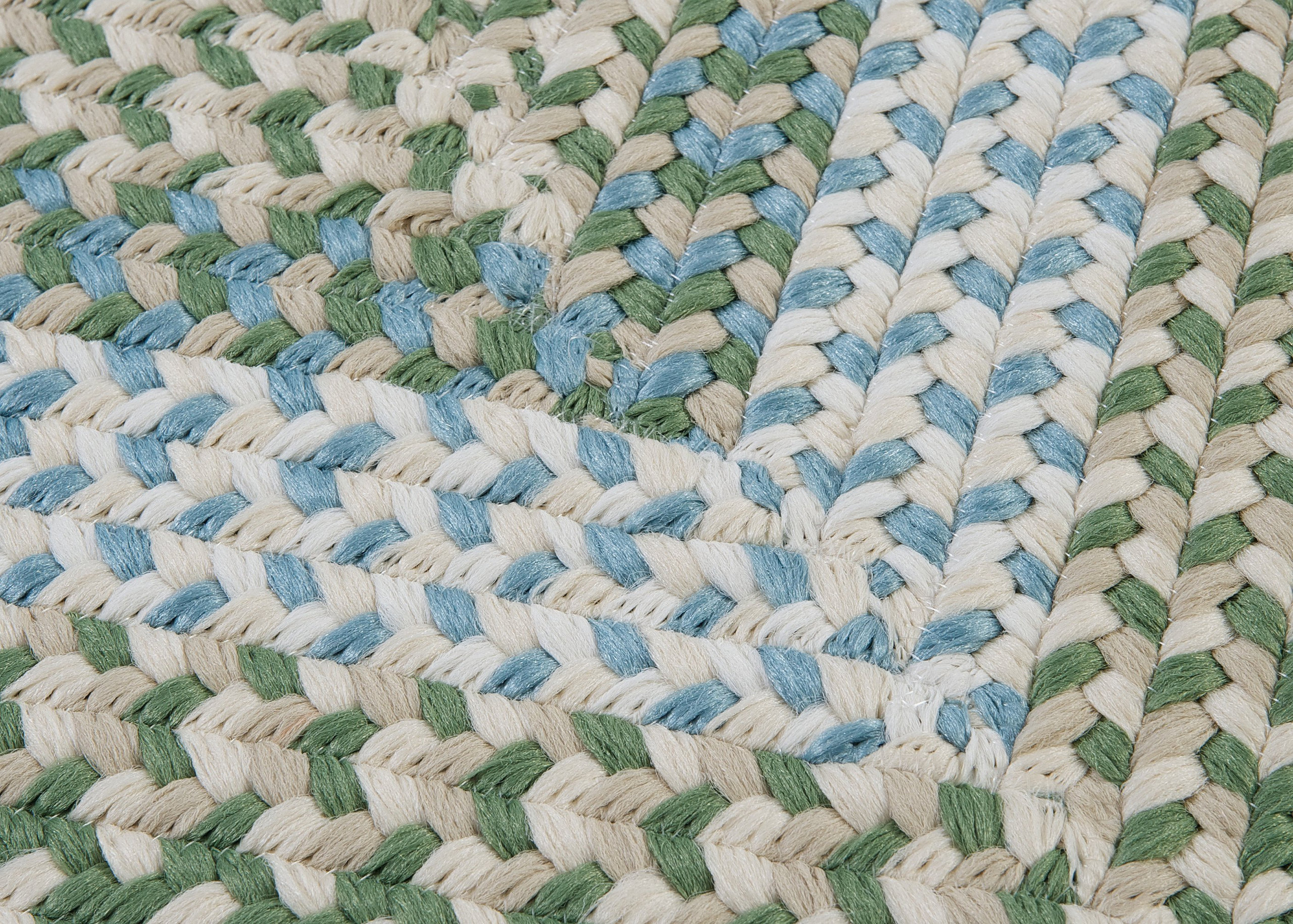 Colonial Mills Montego MG19 Lily Pad Green Indoor/Outdoor Area Rug, 2 ...