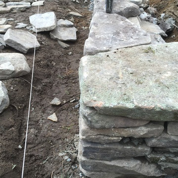 Duxbury Bluestone Patio and Wall Project