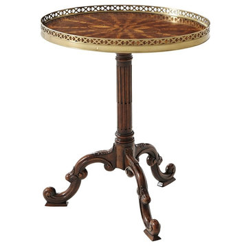 Theodore Alexander Radiating Parquetry Accent Table