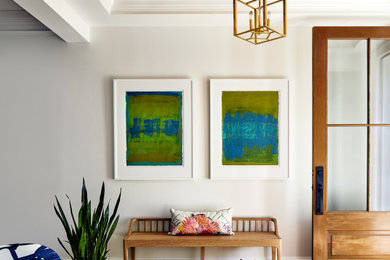 Inspiration for a transitional entryway remodel in DC Metro