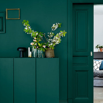 Mini-makeover - Den nya fondväggen