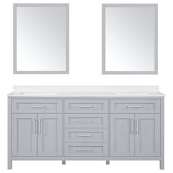 Transitional Bathroom Vanities And Sink Consoles by OVE Decors