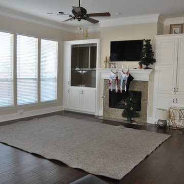 Felt pad under area rug on Hardwood Floor