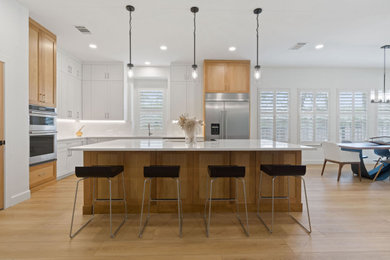 Inspiration for a contemporary kitchen remodel in Austin