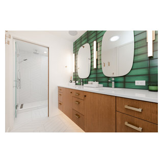 Boho Mid-Century Modern - Midcentury - Bathroom - Seattle - by Lucy ...