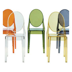 Kartell - Kartell Victoria Ghost Chair (Set of 2) - Dining Chairs