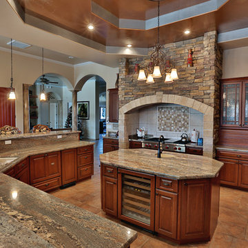 Crema Bordeaux Granite Counter Tops