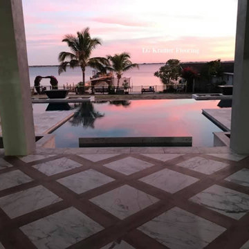 Custom Home | Entertainment & Pool Area | Tile & Wood