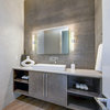 Varvara 2-Light Bath/Vanity Light, Chrome Finish, Groved Clear Glass Shade