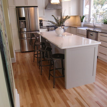 Kitchen with pantry desk