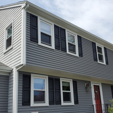 Mastic Cedar Discovery & Carvedwood 44 Vinyl Siding, Marion, MA