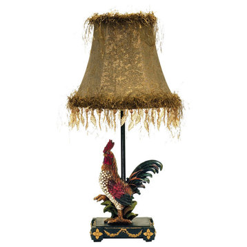 19" Petite Rooster Table Lamp, Ainsworth Finish