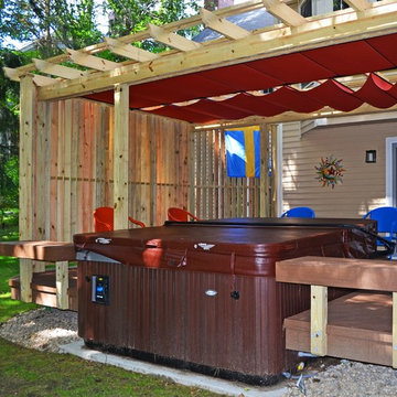Sudbury, MA, custom backyard retreat