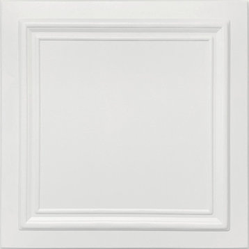 20"x20" Styrofoam Glue Up Ceiling Tiles R24W Ultra Pure White
