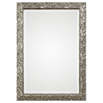 Uttermost 09359 Evelina Silver Leaves Mirror