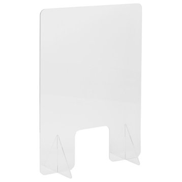 Flash Furniture 33"x24" Acrylic Free-Standing Register Shield