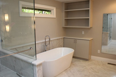 Bathroom - contemporary bathroom idea in Raleigh