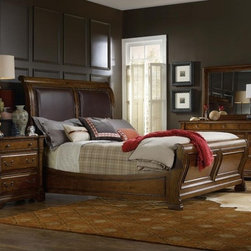 Tynecastle California Queen Sleigh Bed - Bed Frames