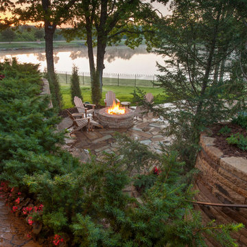 Luxury Pool and Water Feature - Eagles Landing