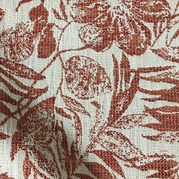Oaks Tropical Woven Upholstery Fabric, Sangria