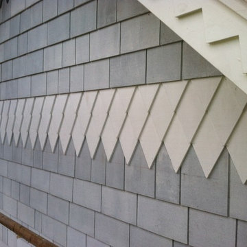 Historic Home exterior custom molding installation by Master Carpenter Westbrook
