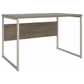 Hybrid 48W x 30D Computer Table Desk in Modern Hickory - Engineered Wood
