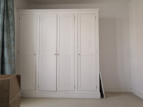 How to Refurbish a Fitted Wardrobe in Living Room? | Houzz UK