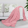 Crover Collection All Season Thermal Waffle Cotton Blanket, Orchid Pink, Twin