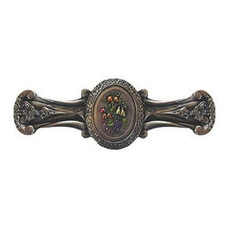 Inviting Home Inc. - Fruit Bouquet Pull, Hand-Tinted Bright Nickel - Cabinet And Drawer Handle Pulls