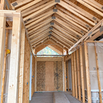 Shannon Lake Structural Renovation | Roof Framing | West Kelowna