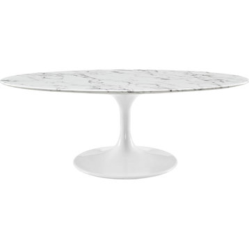 Halstead Coffee Table - White, Large