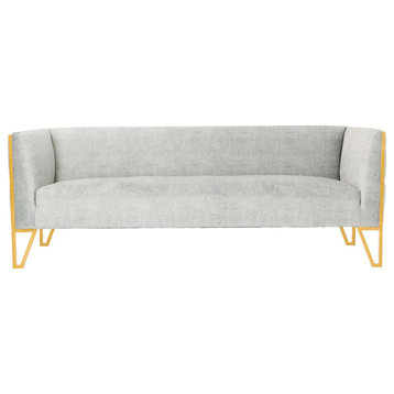 Vector Sofa, Grey and Gold
