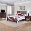Home Styles Cabin Creek 3 Piece Bedroom Set in Chestnut Finish-King