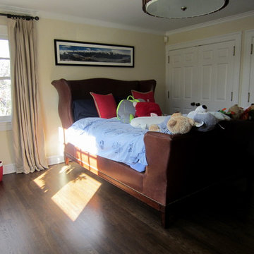 LAUREL HOLLOW RESTORATION: CUSTOM JACOBEAN/GREY BLEND AND BONA TRAFFIC HD SATIN