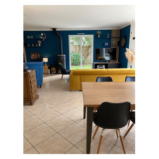 Agencement et décoration d'une pièce de vie - Modern - Family Room ...