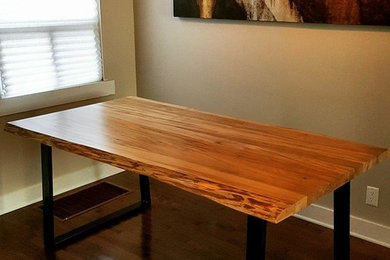 Wormy Maple Live Edge Dining Table