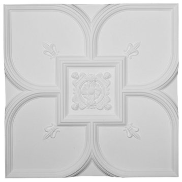 31.5"x31.5" Fleur-de-Lis Ceiling Tile