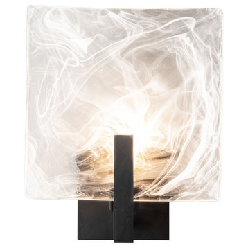 Hubbardton Forge 201310-1003 Arc Large 1-Light Bath Sconce in Oil Rubbed Bronze