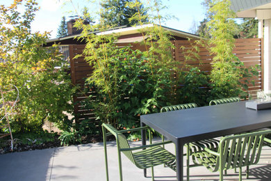 Example of an eclectic patio design in Portland